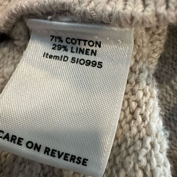 LL Bean Signature Knit Sweater Beige - Picture 4 of 4